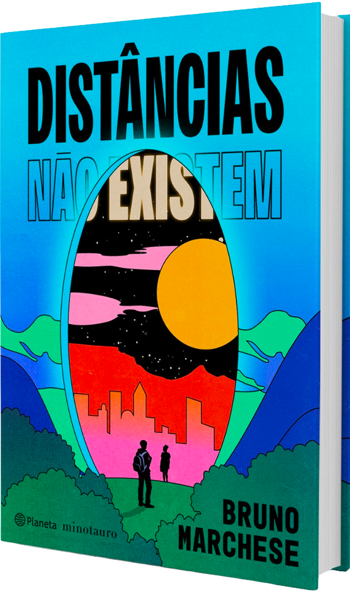 Capa do livro Distâncias Não Existem, de Bruno Marchese
